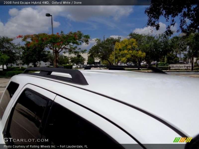 Oxford White / Stone 2008 Ford Escape Hybrid 4WD