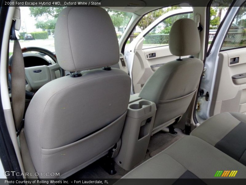 Oxford White / Stone 2008 Ford Escape Hybrid 4WD