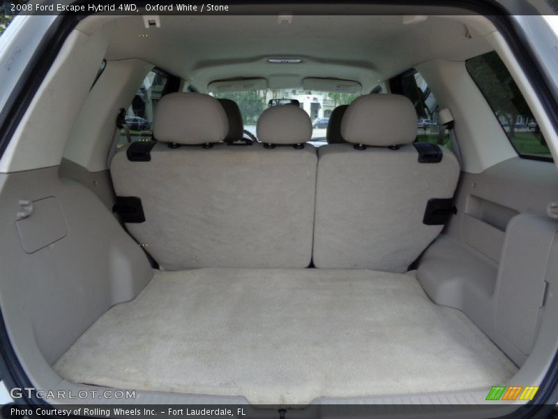 Oxford White / Stone 2008 Ford Escape Hybrid 4WD