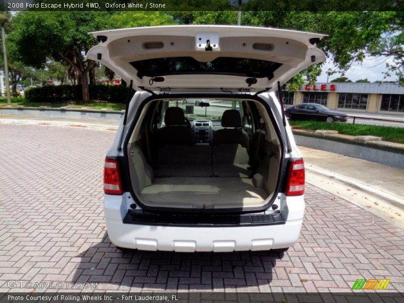 Oxford White / Stone 2008 Ford Escape Hybrid 4WD