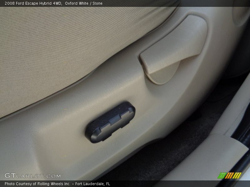 Oxford White / Stone 2008 Ford Escape Hybrid 4WD