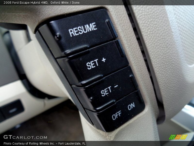 Oxford White / Stone 2008 Ford Escape Hybrid 4WD