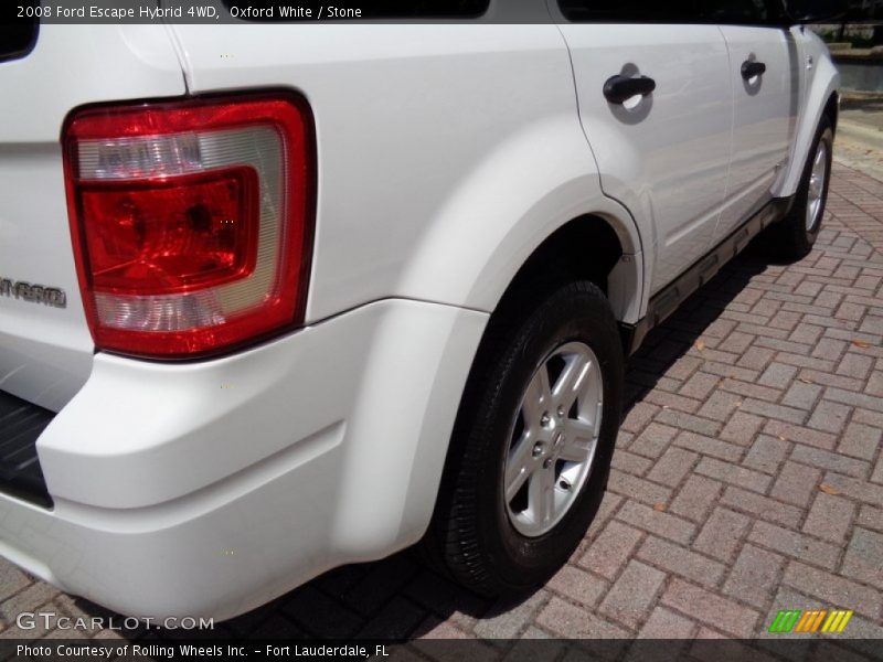 Oxford White / Stone 2008 Ford Escape Hybrid 4WD