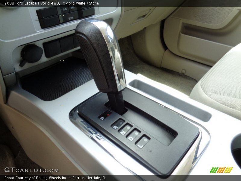 Oxford White / Stone 2008 Ford Escape Hybrid 4WD