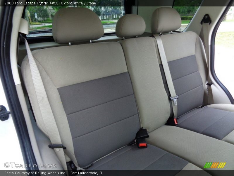 Oxford White / Stone 2008 Ford Escape Hybrid 4WD