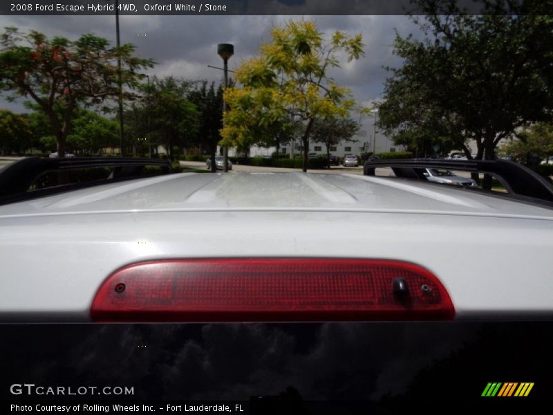 Oxford White / Stone 2008 Ford Escape Hybrid 4WD