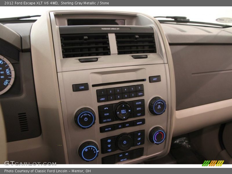 Sterling Gray Metallic / Stone 2012 Ford Escape XLT V6 4WD