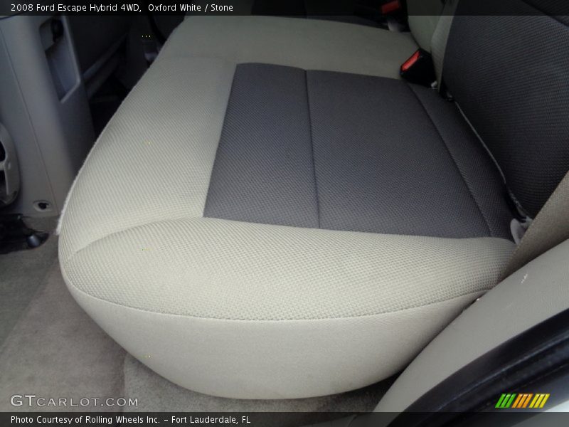 Oxford White / Stone 2008 Ford Escape Hybrid 4WD