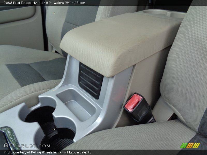 Oxford White / Stone 2008 Ford Escape Hybrid 4WD