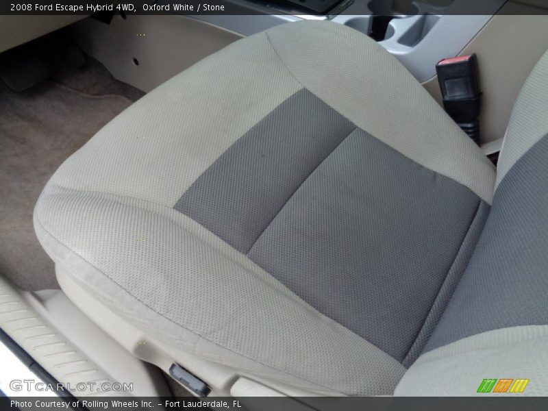 Oxford White / Stone 2008 Ford Escape Hybrid 4WD