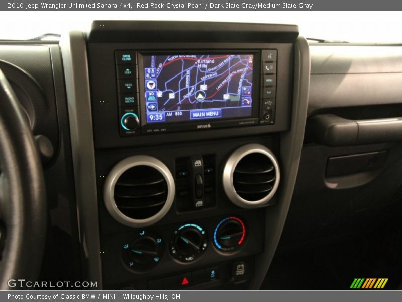 Red Rock Crystal Pearl / Dark Slate Gray/Medium Slate Gray 2010 Jeep Wrangler Unlimited Sahara 4x4