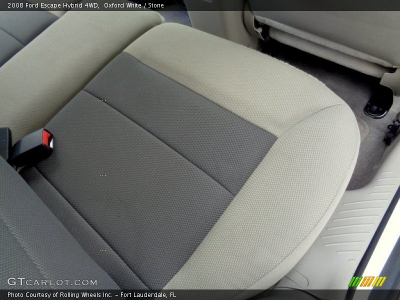 Oxford White / Stone 2008 Ford Escape Hybrid 4WD