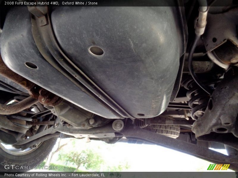 Oxford White / Stone 2008 Ford Escape Hybrid 4WD