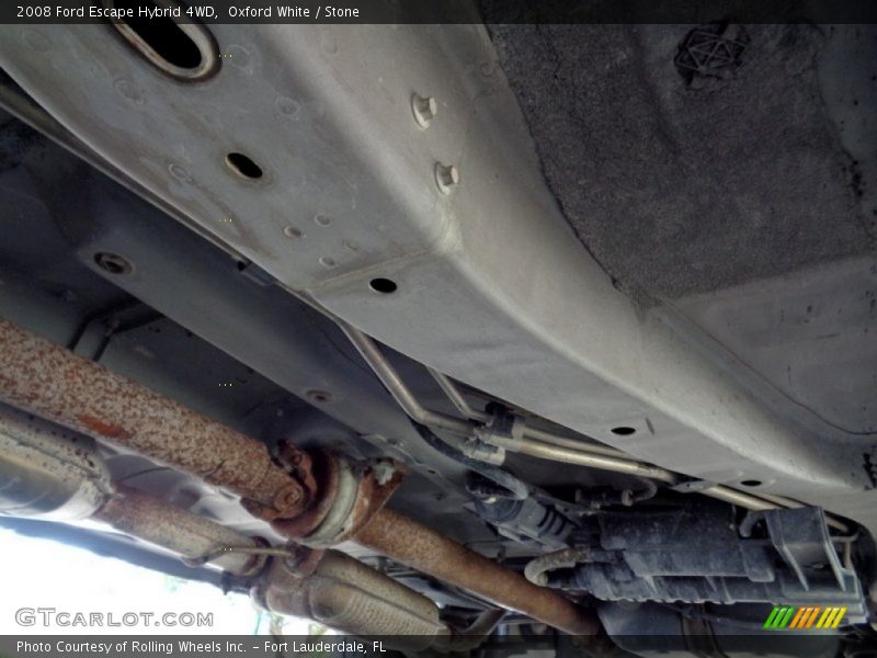 Oxford White / Stone 2008 Ford Escape Hybrid 4WD
