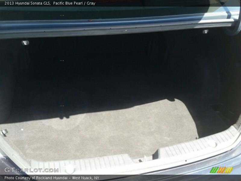 Pacific Blue Pearl / Gray 2013 Hyundai Sonata GLS