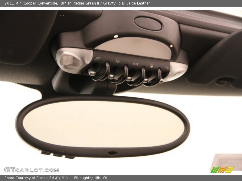British Racing Green II / Gravity Polar Beige Leather 2011 Mini Cooper Convertible