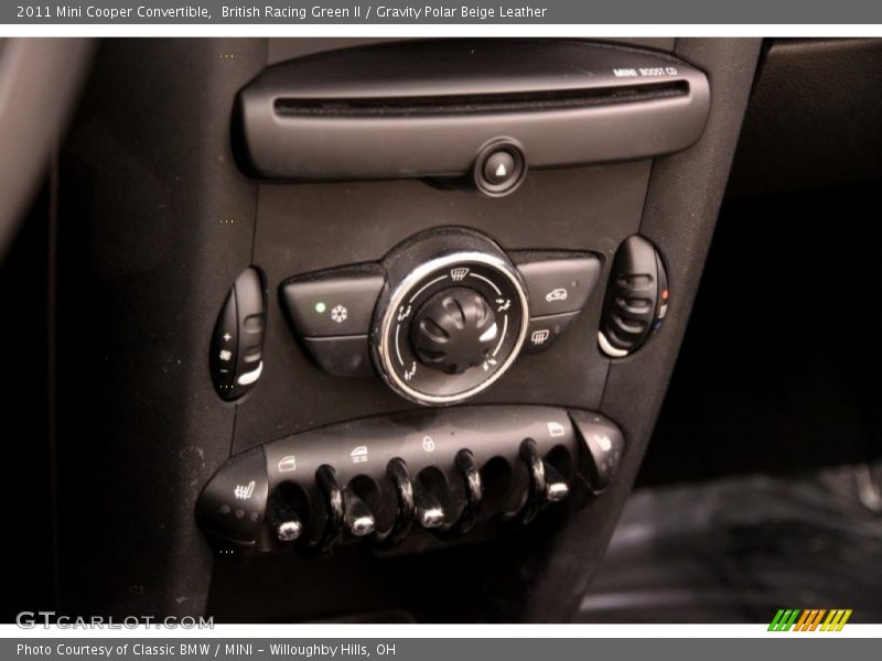 British Racing Green II / Gravity Polar Beige Leather 2011 Mini Cooper Convertible