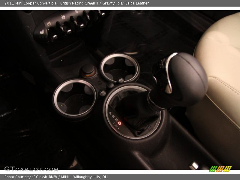 British Racing Green II / Gravity Polar Beige Leather 2011 Mini Cooper Convertible