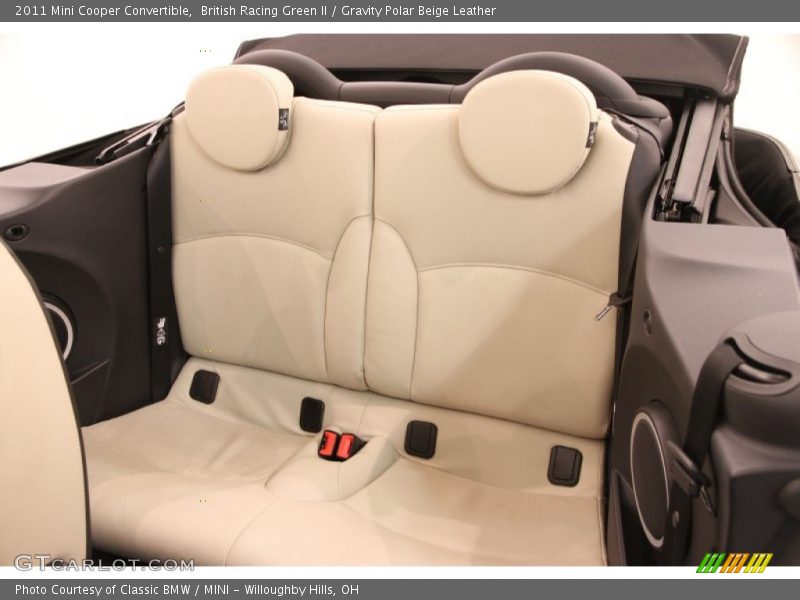 British Racing Green II / Gravity Polar Beige Leather 2011 Mini Cooper Convertible