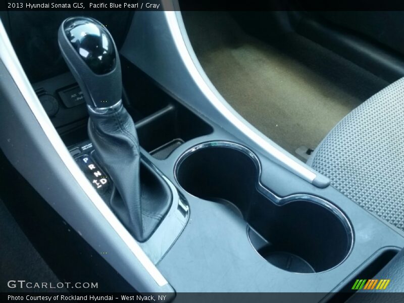 Pacific Blue Pearl / Gray 2013 Hyundai Sonata GLS