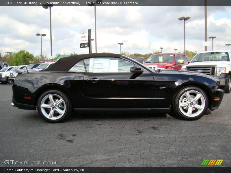 Black / Charcoal Black/Cashmere 2010 Ford Mustang GT Premium Convertible