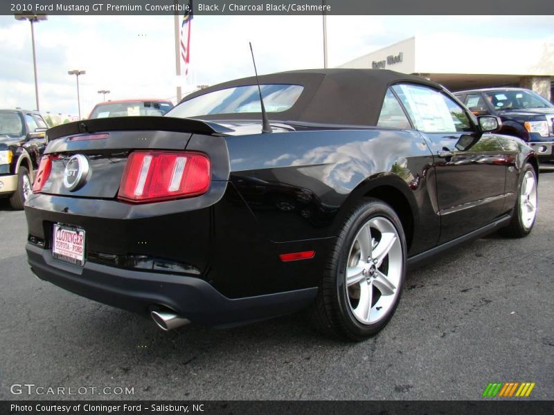 Black / Charcoal Black/Cashmere 2010 Ford Mustang GT Premium Convertible