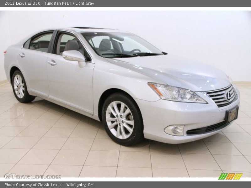 Tungsten Pearl / Light Gray 2012 Lexus ES 350