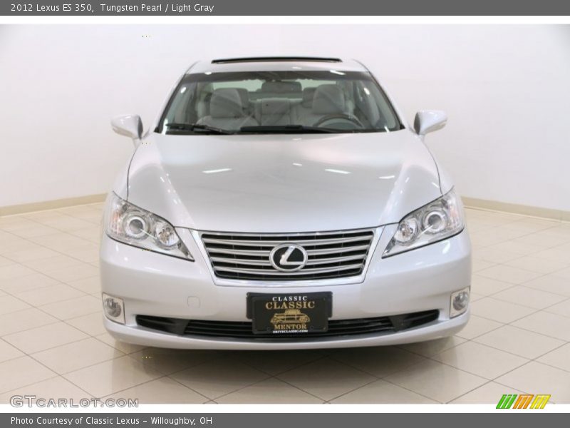 Tungsten Pearl / Light Gray 2012 Lexus ES 350
