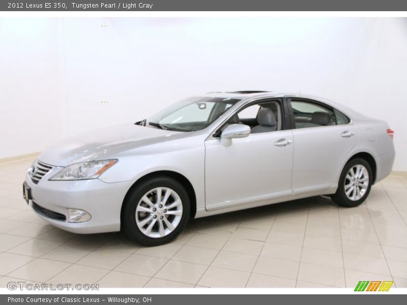 Tungsten Pearl / Light Gray 2012 Lexus ES 350