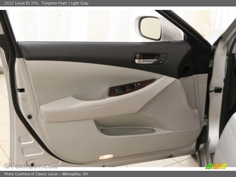 Tungsten Pearl / Light Gray 2012 Lexus ES 350