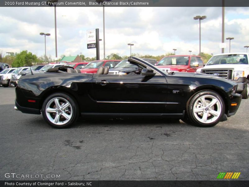 Black / Charcoal Black/Cashmere 2010 Ford Mustang GT Premium Convertible