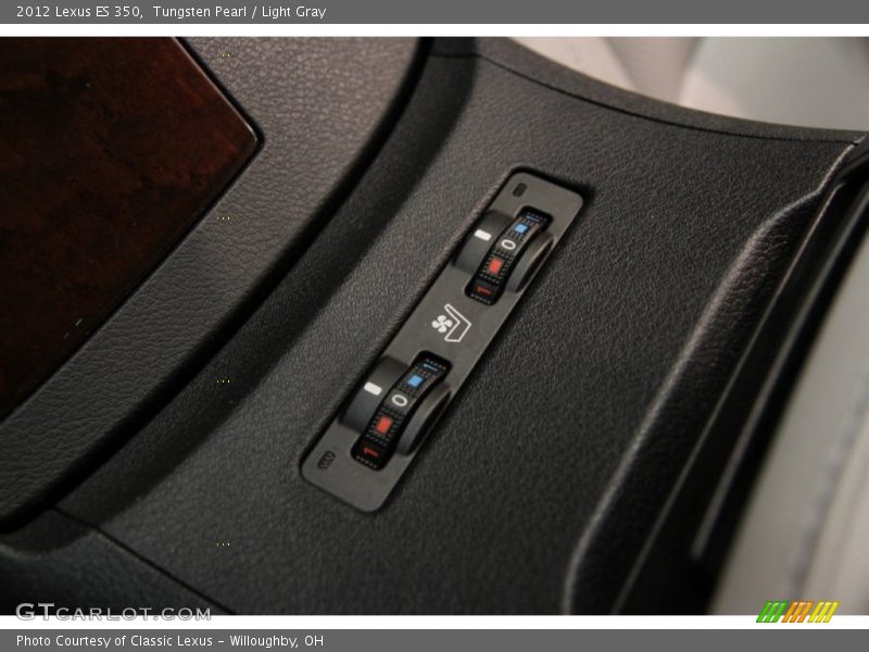Tungsten Pearl / Light Gray 2012 Lexus ES 350