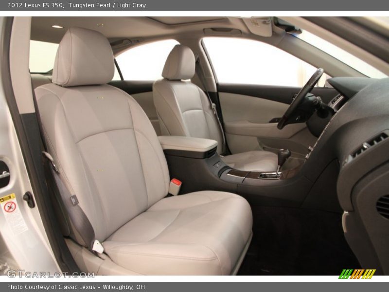 Tungsten Pearl / Light Gray 2012 Lexus ES 350