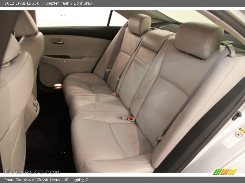 Tungsten Pearl / Light Gray 2012 Lexus ES 350