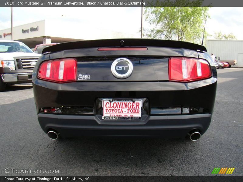 Black / Charcoal Black/Cashmere 2010 Ford Mustang GT Premium Convertible