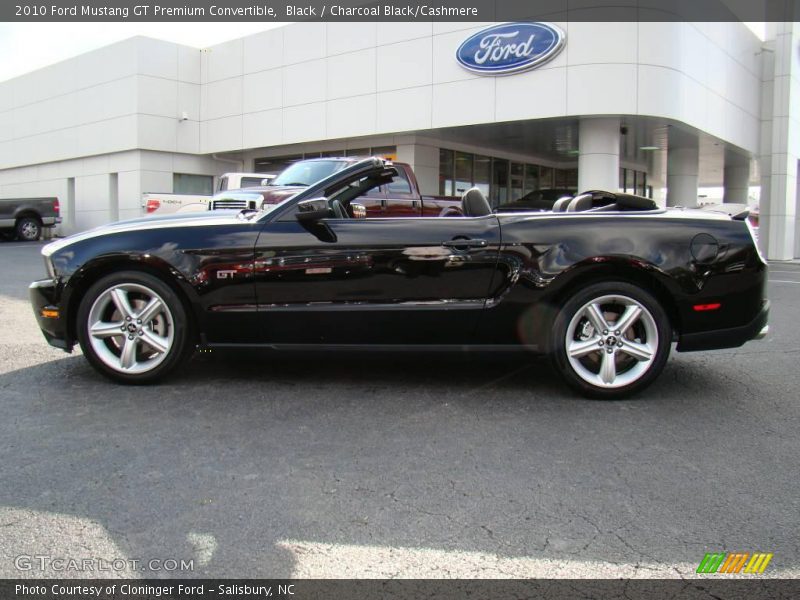 Black / Charcoal Black/Cashmere 2010 Ford Mustang GT Premium Convertible