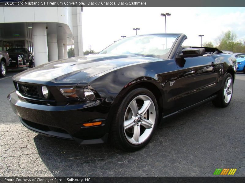 Black / Charcoal Black/Cashmere 2010 Ford Mustang GT Premium Convertible