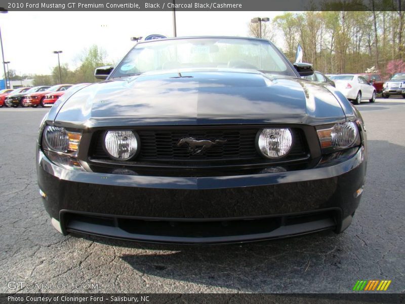 Black / Charcoal Black/Cashmere 2010 Ford Mustang GT Premium Convertible