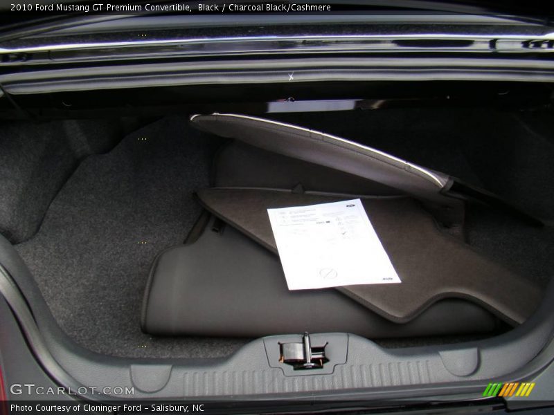 Black / Charcoal Black/Cashmere 2010 Ford Mustang GT Premium Convertible