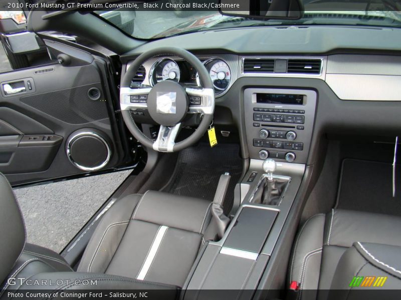 Black / Charcoal Black/Cashmere 2010 Ford Mustang GT Premium Convertible