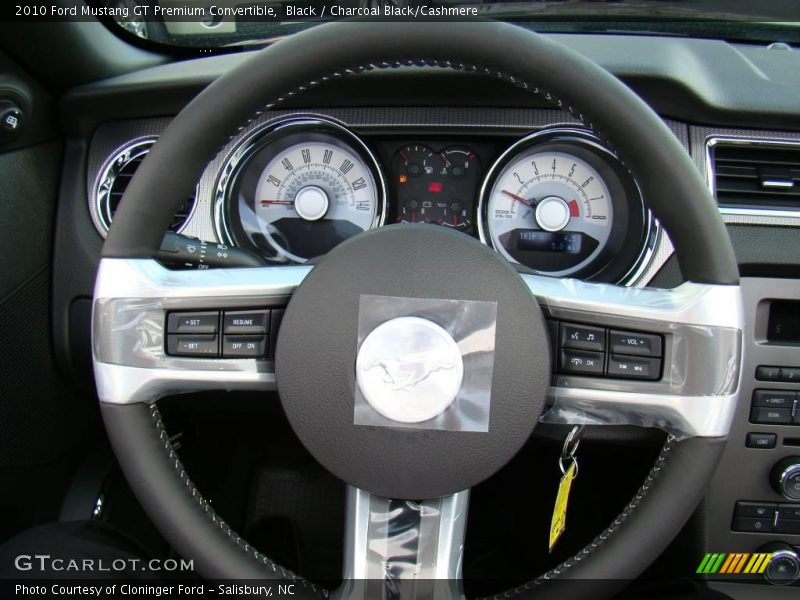 Black / Charcoal Black/Cashmere 2010 Ford Mustang GT Premium Convertible