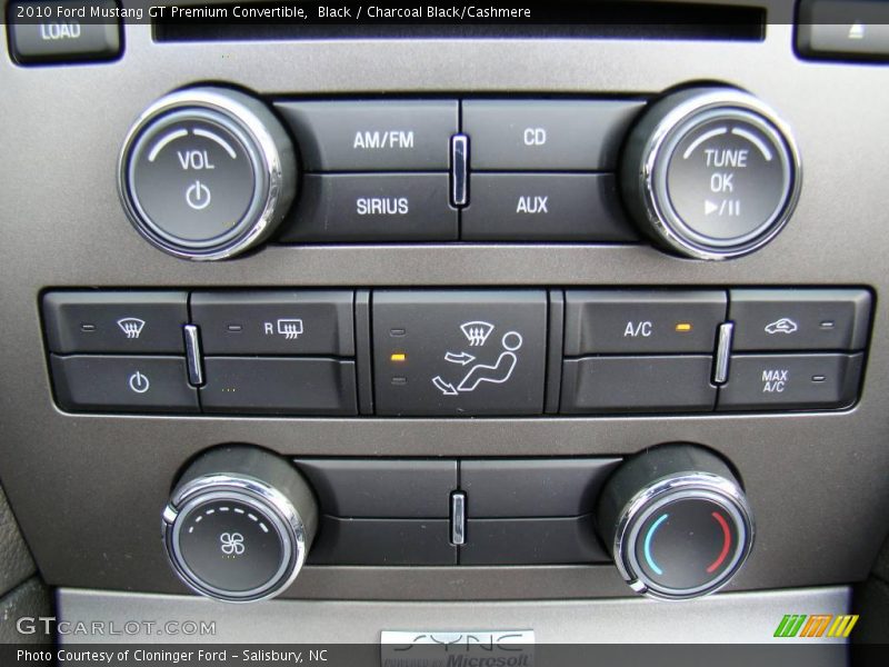 Black / Charcoal Black/Cashmere 2010 Ford Mustang GT Premium Convertible