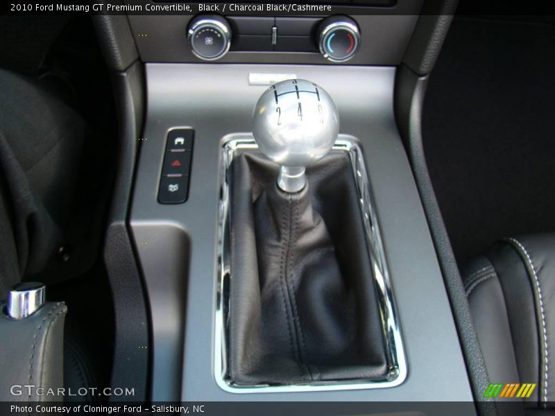 Black / Charcoal Black/Cashmere 2010 Ford Mustang GT Premium Convertible