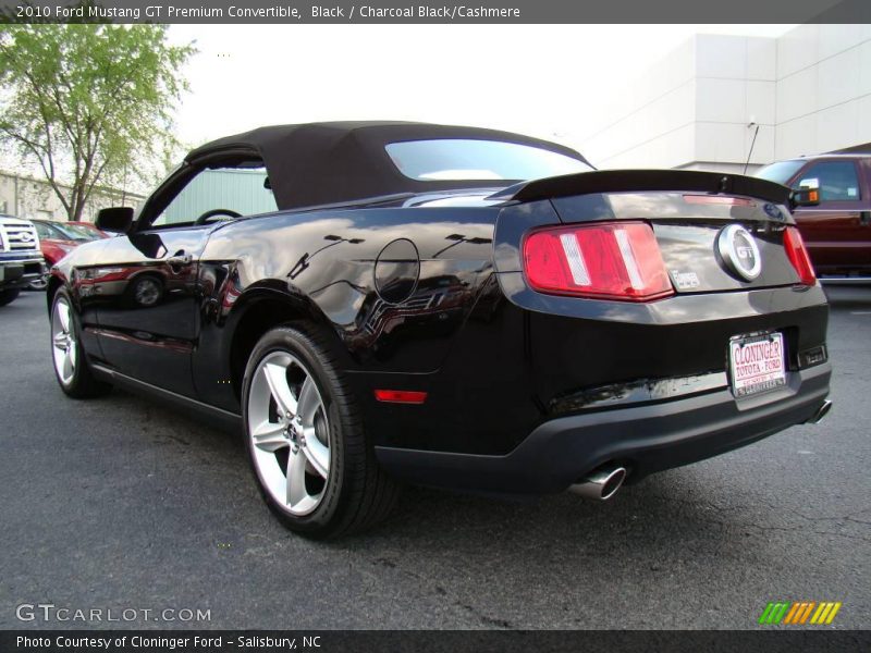 Black / Charcoal Black/Cashmere 2010 Ford Mustang GT Premium Convertible