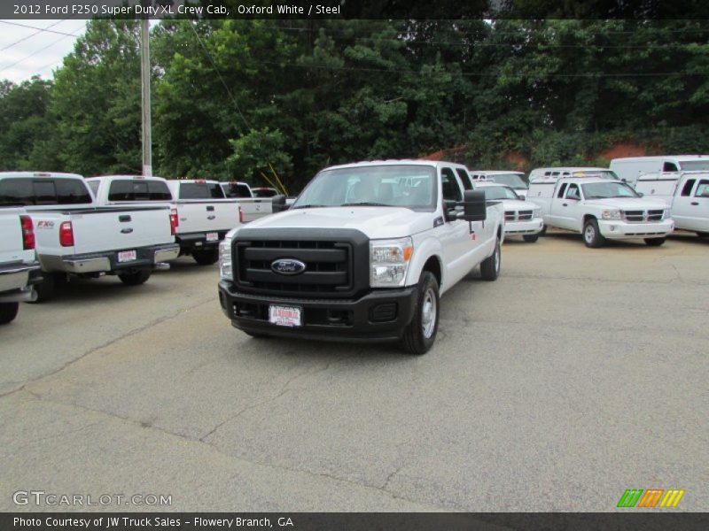 Oxford White / Steel 2012 Ford F250 Super Duty XL Crew Cab