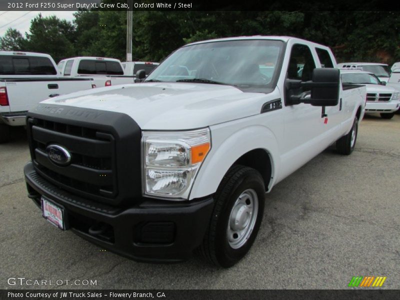 Oxford White / Steel 2012 Ford F250 Super Duty XL Crew Cab