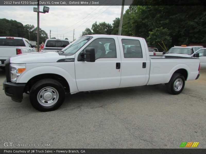 Oxford White / Steel 2012 Ford F250 Super Duty XL Crew Cab