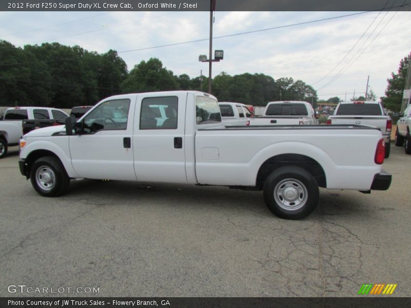 Oxford White / Steel 2012 Ford F250 Super Duty XL Crew Cab