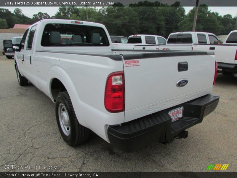 Oxford White / Steel 2012 Ford F250 Super Duty XL Crew Cab