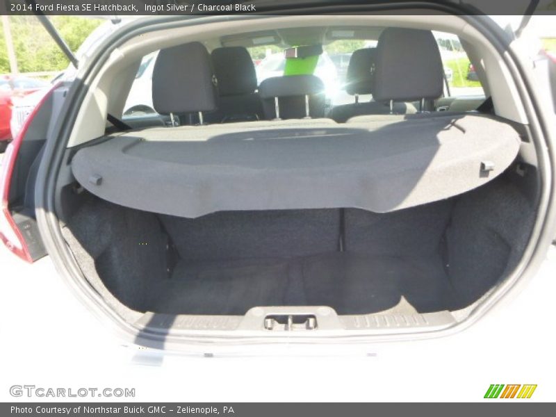 Ingot Silver / Charcoal Black 2014 Ford Fiesta SE Hatchback